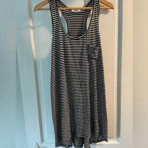 Black and white striped tank dress by Anthropologie